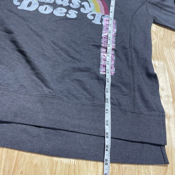 Wildfox NWT Easy Does It Sommers Sweatshirt Side Slits Drop Shoulder Size S - Picture 11 of 11